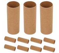 Generic 20 Pieces Round Kraft Paper Tubes 4 X 10 CM, Cardboard Rolls for Boys and DIY Crafts and Educational Projects
