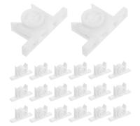 Generic 20 Sets Plastic Cabinet Door Latch Push Catches for Cupboards White Ball Catch Clips Easy DIY Installation Ensuring Home Safety for Cabinets and Wardrobes