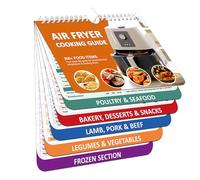 Generic 200 Air Fryer Cheat Sheet Magnets Cooking Guide Booklet, Air Fryer Cooking Guide, Air Fryer Magnetic Cheat Sheet Set, Air Fryer Accessories for Fry and Cook, AFCS-1