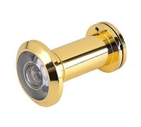 Generic 200 Degree Wide Viewing Angle Heavy Duty Door Viewer for Enhanced Home Security Suitable for Doors, Wooden Doors, Security, Fire (Gold)