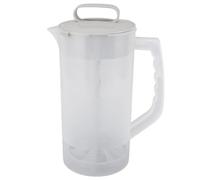 generic 2000ML Manual Juice Extractor & Blender, 14.9oz PP Fruit Juicer with Clear Scale & Tight Lid, Easy Cleans Hand Operated Juicer for Home/Office