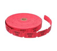 Generic 2000pcs Tickets Roll: Raffle Tickets with Consecutive Number for Events Fundraisers Parties Class Reward Fundraiser Prizes Food & Drink - Red