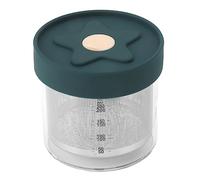 generic 200ml Glass Food Storage Container with Airtight Lid & Drain Hole - Heat-Resistant Ingredient Box for Onion, Ginger, Refrigerator Organizer, Freshing Produce Keeper