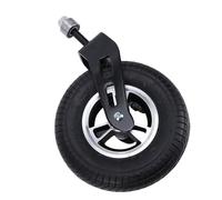 Generic 200mm Diameter 8 Inch Caster Wheel, Strong Load Bearing Capacity, Stable Performance with Iron Bracket Aluminum Alloy Hub, Ideal for Hand Cart, Electric Cart, Suitable for