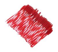 Generic 200pcs Eyelash Extension Mascara Applicator Brush Set Disposable Eyelash Brush for Delicate Makeup, Ideal for Daily Life (Red)