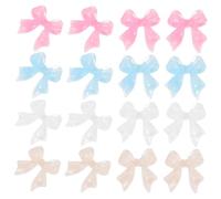 Generic 200pcs Nail Art Butterfly Nail Charms for Jewelry Fingernail Trimmer Rhinestones Toenails Sparkles Wraps Sticker Tie Bow Nail Charm Pigment for Nails Bracelets Gold Manicure Resin