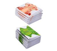 Generic 200pcs Nail Guide Forms for and Acrylic Extensions Green and Orange Nail Art Guide Stickers Easy-apply Crystal and Fingernail Extension Paper for Salon and DIY Use