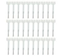 Generic 200pcs Nail Polish Replacement Brushes Long round Tips Manicure Gel Nail Oil Art Tool for Home Salon Use
