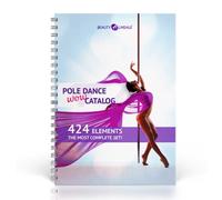 Generic 2023 Pole Dance Planner | 424 Moves WOW Catalog | A5 Notebook (6.5 x 8.7 in) for Beginners & Advanced Pole Dancers