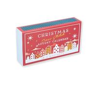 Generic 2025 Advent Calendar Cross Stitch Kit 24 Days Embroidery Kit for Beginner (Red)