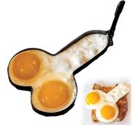 Generic 2025 New Funny Middle Finger Shaped Egg Mold, Metal Kitchen Gadget, Novelty Cooking Tool for Adults (C)