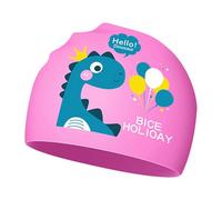 Generic 2026 Children's Silicone Swimming Caps Are Cartoon Cute And Constricting. They Are Suitable For Both Boys And Girls. Silicone Swimming Caps For Babies Are Ear Caps (5Y 12Y).