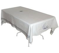 Generic 2026 Cotton Regatta Beige Tablecloth 150 x 250 x 0.5 cm