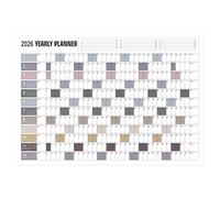 Generic 2026 Large Wall Calendar Purple Poster - Jumbo Yearly Planner with Big Print, Monthly Grid Schedule for Home, Office, School Use, Hard Paper Annual Wall Calendar