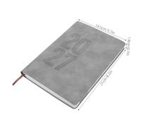 Generic 2027 Daily Planner Notebook with 365 Pages, Smooth Writing Experience, Round-cornered Design, Paper Material, Small Portable Academic Organizer for Home and Office Use