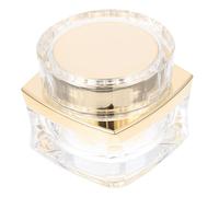 Generic 20g Refillable Acrylic Sample Bottle for Lotion and Ointment, Golden Small Travel Cosmetics Container, Easy to Use and Stack, Protects Contents from Direct Sunlight