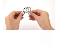 Generic 20pcs Brain Teaser Puzzles Set for Family and Friends Fun IQ Training with Metal Wire Mind Games
