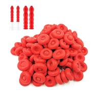 Generic 20pcs Caulk Caps: Caulk Saver Cover Sealer for Sealing and Preserving, Red, Silicone Latex, Water Resistant, Caulking Accessory, Cap