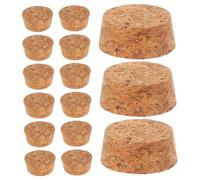 Generic 20pcs Cork Red Wine Flask Corks for Bottles Stopper Replacement Plug Bottle s Large Decanter Wine Stopper s Can s Wooden Light Brown