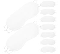 Generic 20pcs Disposable Eye Masks Made of Soft Polyester for Sleeping and Taking a Nap, Light Blocking and Writable Eye Shade Covers, for Students and Office Workers