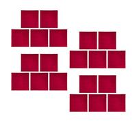 Generic 20Pcs Disposable Red Cocktail Napkins, 2-Ply Square Paper Beverage Napkins for Weddings, Birthday Parties, and Event Decorations