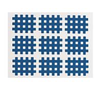 Generic 20pcs Kinesiology Cross Tape Comfortable Cotton Sports Stickers for Shoulder Knee Wrist Protection Breathable (Dark Blue)