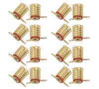 Generic 20pcs Mini LED Bulb Socket Bulb Holder Copper Versatile Applications Easy Wiring Golden Finish for Student Circuit Experiments Educational Purposes