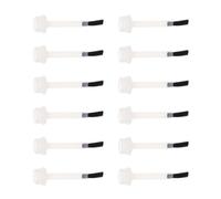 Generic 20pcs Nail Polish Replacement Brush Set with Nylon Bristles for Drawing Fine Details and Point Manicure Supplies for DIY Nail Art