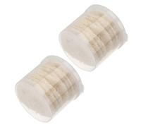Generic 20pcs Natural Loofah Rounded Face Cleaning Scrubber Facial Skin Tool Safe Exfoliating Puff for Makeup Removal and Sensitive Skin Care