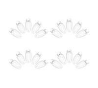 Generic 20PCS No-Slip Small Alligator Hair Clips 4cm Inner Teeth Snap Barrettes Side Slide Hairpins for and Random Color