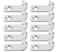 Generic 20pcs Picture Hanging Hooks Wall Mount Stainless Steel Mini Hangers Silver Easy Installation for Picture Frames, Mirrors, Decorating Shops