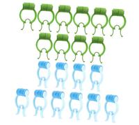 Generic 20Pcs Portable Nose Bleed Stop Clips Non-Skid Epistaxis Care Nose Pinchers for Home Emergency Use Blue and Green