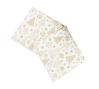 Generic 20PCS Printed Christmas Napkins with Xmas Tree Pattern Wood Pulp Tissue Napkins for Christmas Dinner Birthday Party Favors and Holiday Supplies