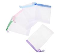 Generic 20Pcs Soap Foaming Nets with Drawstring Hanging Rope Exfoliating Soap Saver Pouch for Shower and Face Cleansing for Travel and Daily Use Random Colors Random Color