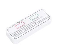 Generic 20pcs Testing Cards Uvc Test Paper UV Card Indicator Cards Uvc Test Sensor Cards UV Meter UV Detection Stickers Meter UV Indicator UV Sensor Meter Pvc