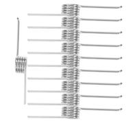 Generic 20pcs Trash Can Lid Torsion Spring Garbage Lid Repair Spring 4-Coil Iron-Nickel Wire Silver for Rubbish Containers Kitchen and Carpentry Projects