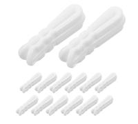 Generic 20pcs Vacuum Storage Bag Sealing Clips with Convenient Slide Design, Plastic Material, Easy to Use for Food Preservation and Space Saver Bags