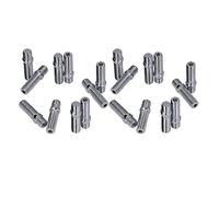 Generic 20pcs Wheel Screw Conversion Studs Fit for, Reliable Heat Treated Steel Adapter, Quick Wheel Changes for European Vehicles, 33mm Shank Size (M12*1.5-M12*1.5)