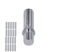 Generic 20pcs Wheel Screw Conversion Studs Fit for, Reliable Heat Treated Steel Adapter, Quick Wheel Changes for European Vehicles, 33mm Shank Size (M12*1.25-M12*1.5)