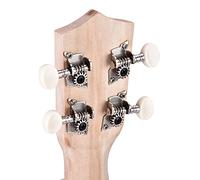 Generic 21inch Basswood 4 String Ukelele DIY Kit with Accessories, Fun and Engaging Craft for Kids & Parents, Lightweight and Safe Material (Flower Petals)