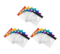 Generic 21PCS 7 Colors Portable Pill Pouch Bags with Slide Lock Zipper