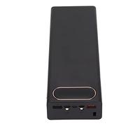 Generic 22.5W Fast Charge Power Bank Case Kit Portable Detachable LCD Dual USB Charger for Outdoor Use ABS Material (Black)