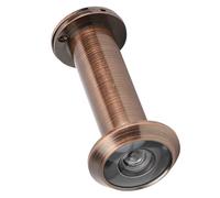 Generic 220 Degree Anti Theft Safety Door Viewer with Back Cover for Home Security Suitable for 55-90mm Wood/Metal Doors, Red Bronze Color, 1 X Door Viewer (Extended 16mm red Ancient Aperture 16-23