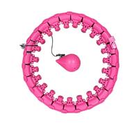 Generic 24 Detachable Infinity Hoop Plus Size Weight Loss Hula Hoop, Hola Weight Loss Fitness Hula Hoop Knots Weighted Fitness Adjustable Exercise Hoop with Waist Trimmer for Women