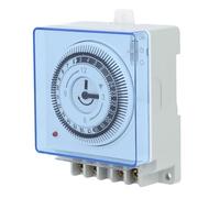 Generic 24 Hour Mechanical Timer Switch Automatic Power Off Control for Lighting and Exhaust System PC ABS Dial Time Switch