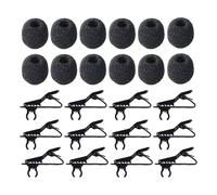 Generic 24 Pieces Mic Clips Metal Clips Studio Accessories Easy Installation Practical Versatile Suitable for Office Presentation Gift Event, 6mm