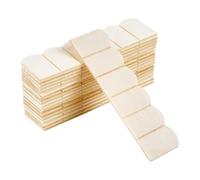 Generic 24 Unpainted Dollhouse Roof Shingles with Mini Fish Scale Pattern, 11.4 X 3.2 Cm (4.47 X 1.24 Inches), Custom Roofs for Stables