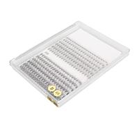 Generic 240pcs Individual Lashes Set Flat Roots Tapered Ends for Easy Application Eyelash Extensions for Makeup Artists