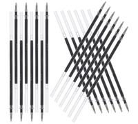 Generic 24pcs Black Gel Pen Refills Fine Point Smooth Ink Replacement for Office Home School Use Broad Compatibility Fit Long Writing Life