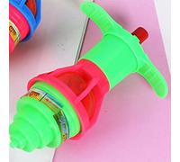 Generic 24Pcs Colorful Light Up Flashing Spinning Tops for Kids, Durable Glow Toys for Entertainment, Plastic Material, 3.94x2.36in